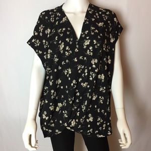 Ralph Lauren Short Sleeve Twist Blouse